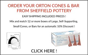 Orton Cones and Bars Discounted with Free Shipping