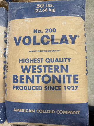 Bentonite, Volclay 200 Mesh : 50 Pound Bags