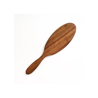 Garrity Tools Walnut Wooden Paddle for pottery, showing a smooth, polished wooden surface with ergonomic handle.