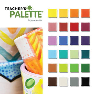 Amaco Teacher's Palette (TP) Low Fire Glazes For Bisque -- LEAD FREE