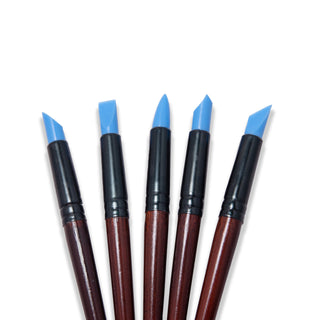 Rubber Ended Clay Shaper 1/2" Set of 5 by Chinese Clay Art
