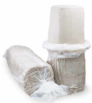 Sheffield Pottery Berkshire white earthenware moist clay, 50lb box, smooth non-fired pottery clay for sculpting and ceramics.