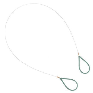 Dirty Girls Pottery Tools Green 22-inch Ergo-Max clay wire for cutting pottery and clay, ergonomic handle for comfortable use
