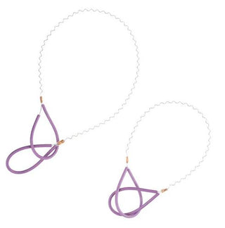 Dirty Girls Pottery Tools LAVENDER 9" Ergonomic Wiggle Cut Off Wire