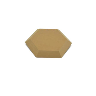 GR Pottery Forms hexagon drape mold, 6.5-inch ceramic mold for pottery shaping and slip casting.