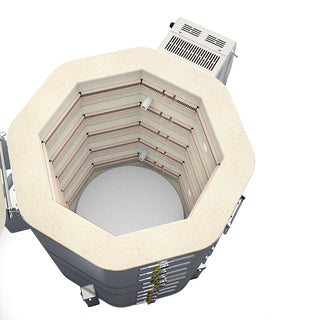 L&L e18M-3 Easy-Fire Kiln:  240/1 & 208/1 In Stock