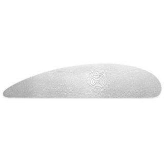 Sherrill Mudtools long scraper rib with stainless steel 24 teeth, extra fine edge, and measurement markings for pottery shaping.