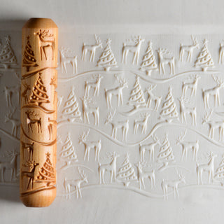 MKM 12CM Big HandRoller 112 - Reindeer Christmas