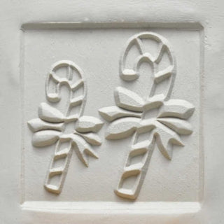 MKM 6CM Stamps4Clay Large Square 43 - Candy Canes