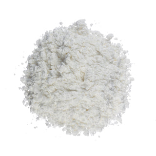 Raw magnesium carbonate powder from Sheffield Pottery, a natural mineral used in ceramics and industrial applications.