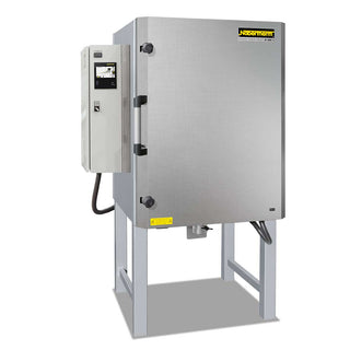 Nabertherm N200 pottery kiln with a large insulated chamber and control panel for ceramic firing processes.