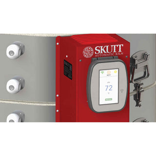 Skutt KMT KilnMaster touchscreen controller upgrade kit for kiln accessories, showing the control module and wiring components.