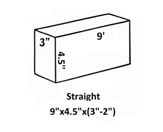 G-28 Soft Brick IFB Insulating Firebrick Straights 3"
