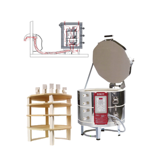 Skutt KM1018 Kiln Package with Furniture Kit & Vent