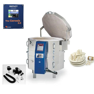 Cone Art GX2322D Kiln Package with Integrated Vent, Furniture and Genesis Touch