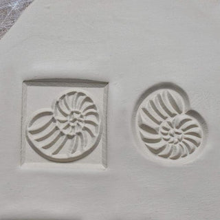 MKM 3CM Medium Square Stamp SSM 121 - Ammonite