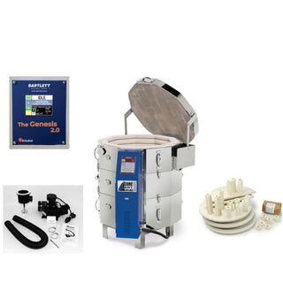 Cone Art GX2327D Kiln Package with Integrated Vent, Furniture and Genesis Touchscreen