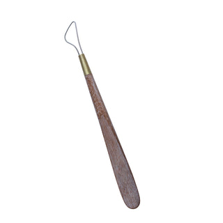 Kemper Tools We8A Wire and Wood Sculpting Tool, 8-inch, with wire and wooden handles for pottery and clay sculpture.