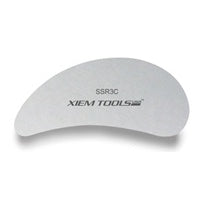 Large stainless steel Xiem Pottery Tools SSR3C Xiem clay rib for pottery shaping and smoothing.