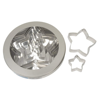 10 Piece Stainless Steel Star Shaped Cutter Set