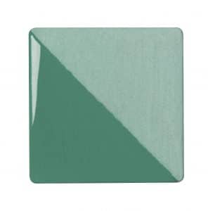 Speedball Arts Aqua Underglaze for ceramics and pottery, shown in a pint container with vibrant blue glaze visible.