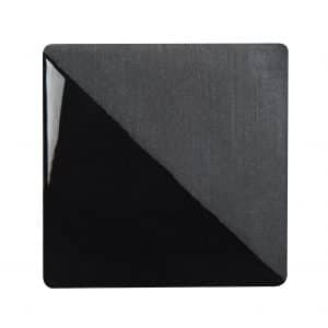 Black Speedball Underglaze for ceramics and pottery, shown in a pint container with a smooth black glaze surface.