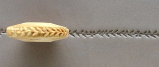MKM FR 010 Finger Roller with vine, leaves, and flowers design for pottery texture tools, made by MKM Pottery Tools