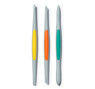 Clay Finishing Tools – Small Flex-Firm Silicone Set (3 pcs)