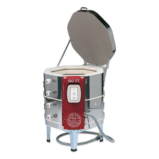 Skutt KMT818-30A-3 Kiln Package: 30 Amp with Touchscreen Controller, Furniture Kit & Vent