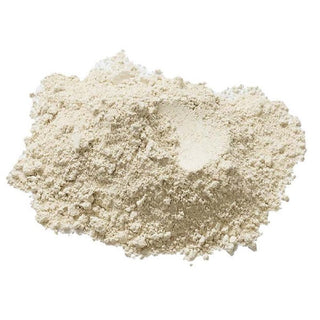 Large image of 10 pounds of Sheffield Pottery Mullite 200M raw material in a dry, coarse clay form for ceramic use.