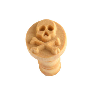 MKM SCM 105 Medium Round Stamp - Skull and Crossbones