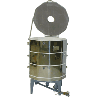 2327-Olympic Torch Bearer Kiln /Natural Gas Or Propane With Burners And Ignition Ring