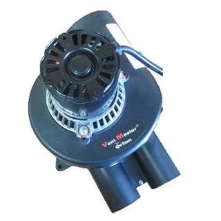 Orton VentMaster 110V kiln venting replacement motor and housing, showing the motor assembly and venting components.
