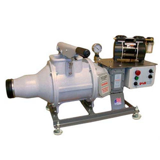 Peter Pugger VPM 20 pugmill mixer for clay, featuring dual augers and sturdy construction for pottery and ceramic projects.