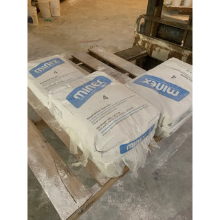 Nepheline Syenite raw material from Sheffield Pottery, 50-pound bag, used for ceramic and glass-making processes.