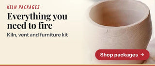 Kiln packages: everything you need to fire. Kiln, vent and furniture kit in one order. Shop kiln packages.
