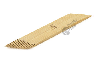 Dirty Girls Pottery Tools 8" Comb ANGLED Wooden Tool