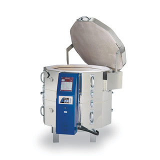 White Cone Art GX2322D pottery kiln with Genesis controller, featuring a large rectangular shape and digital control panel.