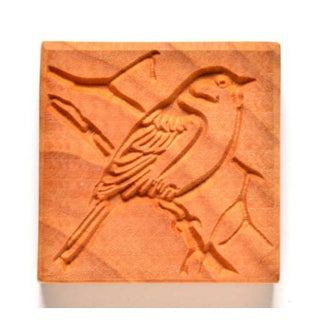 MKM 6CM Stamps4Clay Large Square 78 - Chickadee