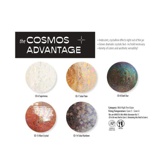 Amaco Cosmos Glazes: (PINT)