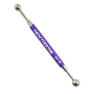 Xiem Pottery Tools XST28 XL double-ended sculpting stylus tool for pottery and clay shaping, with ergonomic handle and precision tips.