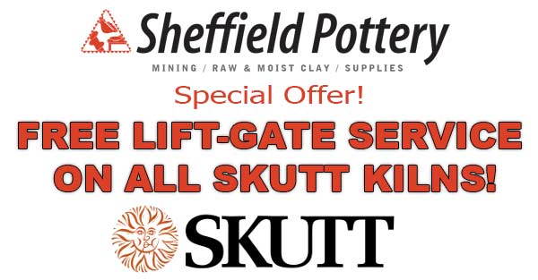 Free Lift-gate service on Skutt Kilns