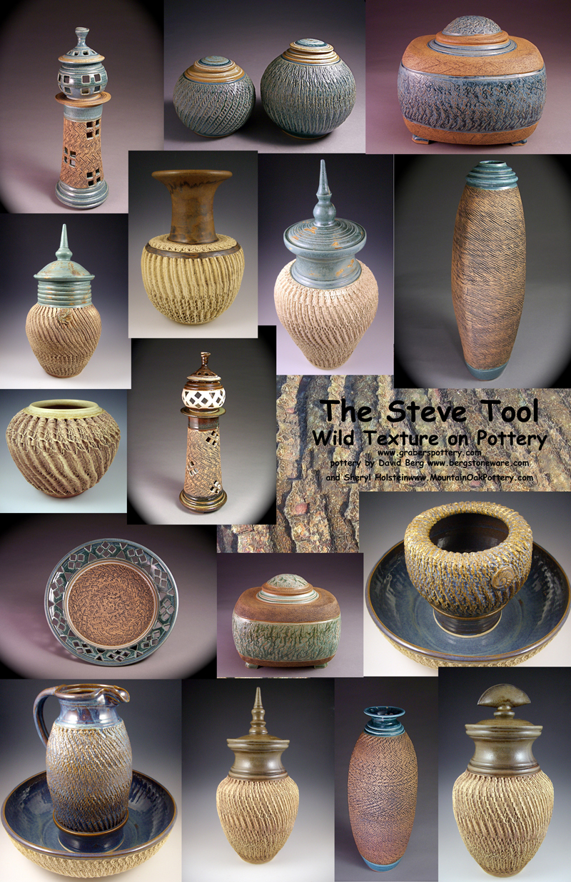 Steve tool pottery texturing