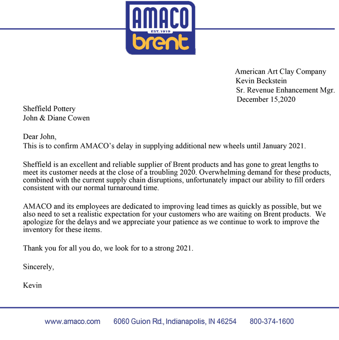 Amaco-brent-availability-letter