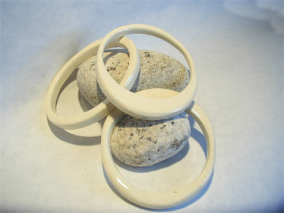 BlueDelphinium Ceramic Bracelets