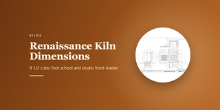 Renaissance Kiln Dimensions: 9 1/2 cubic foot school and studio front-loader