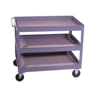 Debcor 9550 mobile heat-proof kiln cart for studio use, large size with sturdy metal frame and wheels for easy transport.
