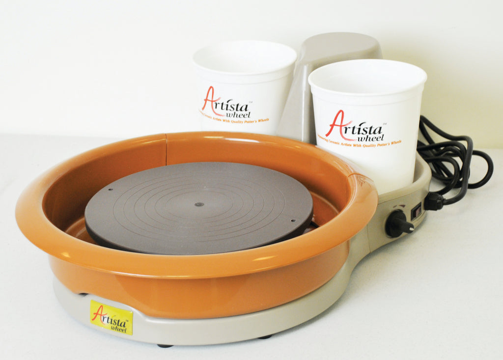 Speedball Artista Pottery Wheel with Splash Pan & Bats