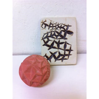 Olander Earthworks TS-3 Crystals Moon Ball texture sphere used as a texture tool for artistic projects