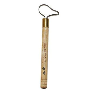 Dolan Pottery Tools #571 Ribbon Trimming Tool used for shaping and trimming clay pottery projects.